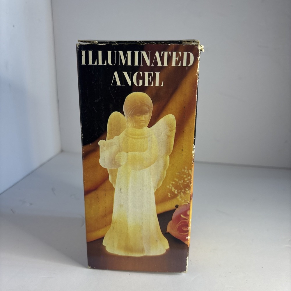 Illuminated Frosted Glass Figurine